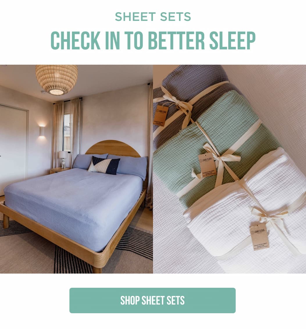SHEET SETS Check In to Better Sleep [SHOP SHEET SETS]