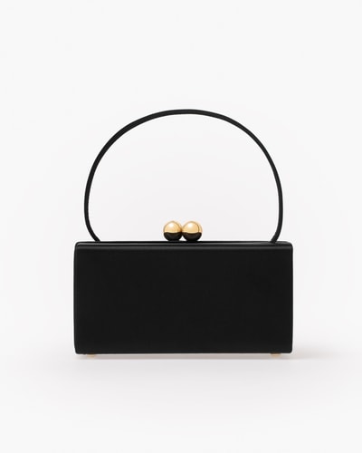 Mimi Satin Top Handle Bag
