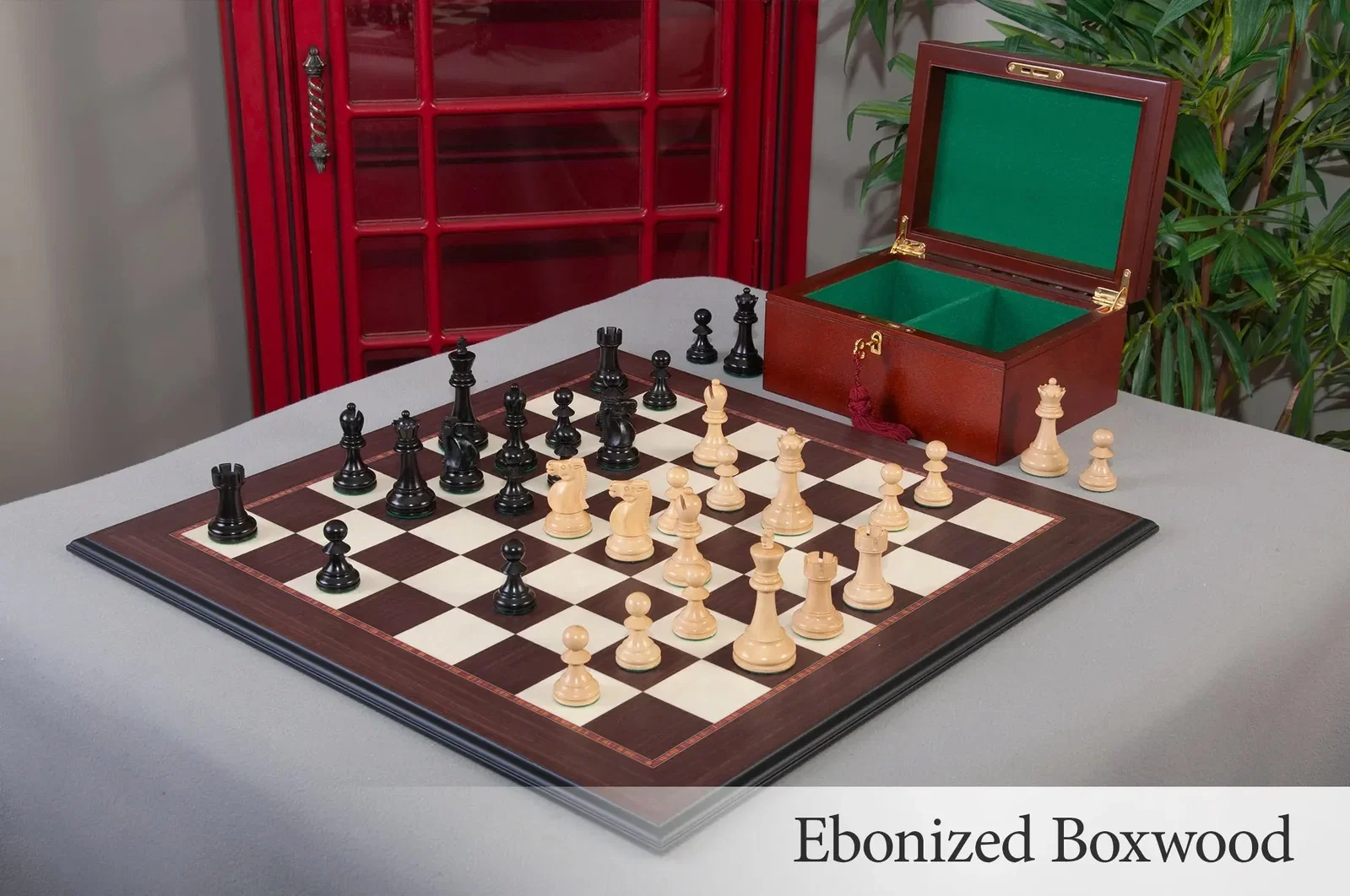 Image of The Reykjavik II Series Chess Set, Box, and Board Combination
