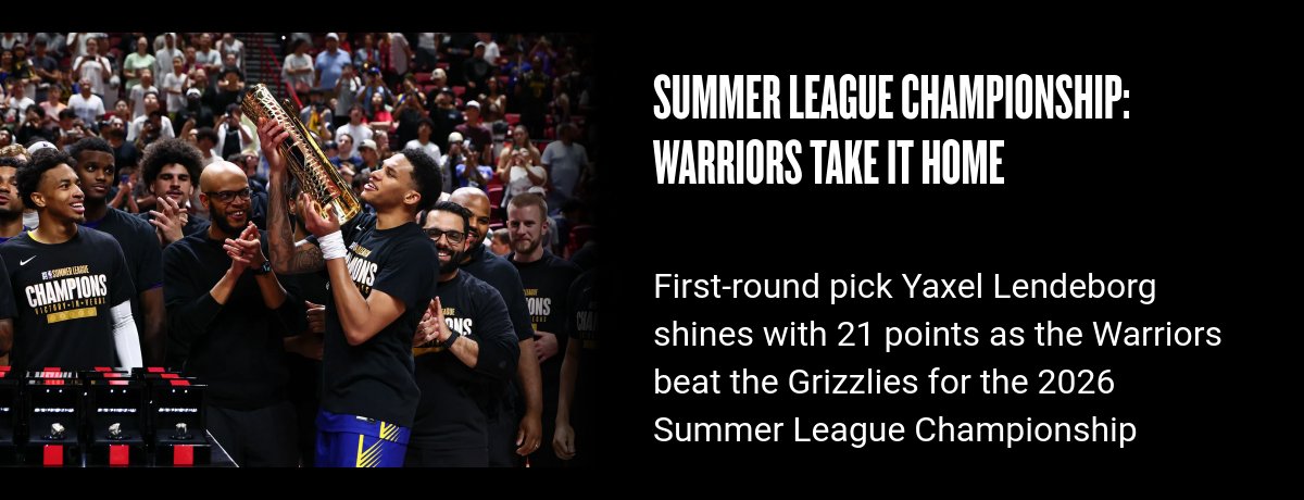 Summer League Championship: Warriors take it home