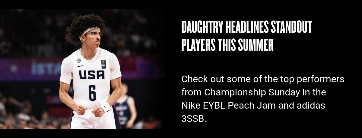 Daughtry headlines standout players this summer