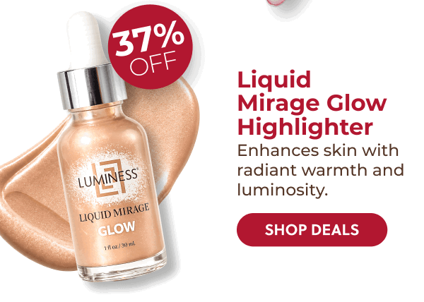 LIQUID MIRAGE GLOW HIGHLIGHTER: Create the perfect radiant base before the festivities begin.
