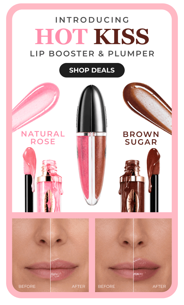 INTRODUCING HOT KISS LIP PLUMPER: Hydrates and plumps for the perfect pout!