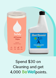 Spend $30 on Cleaning and get 4,000 points