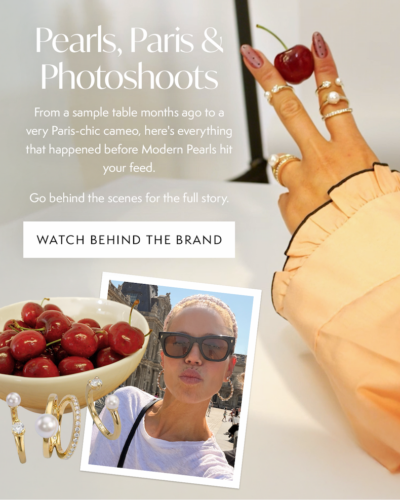 Pearls, Paris & Photoshoots