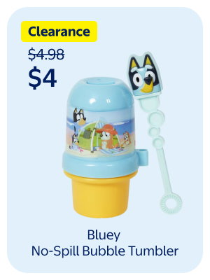 Bluey No-Spill Bubble Tumbler