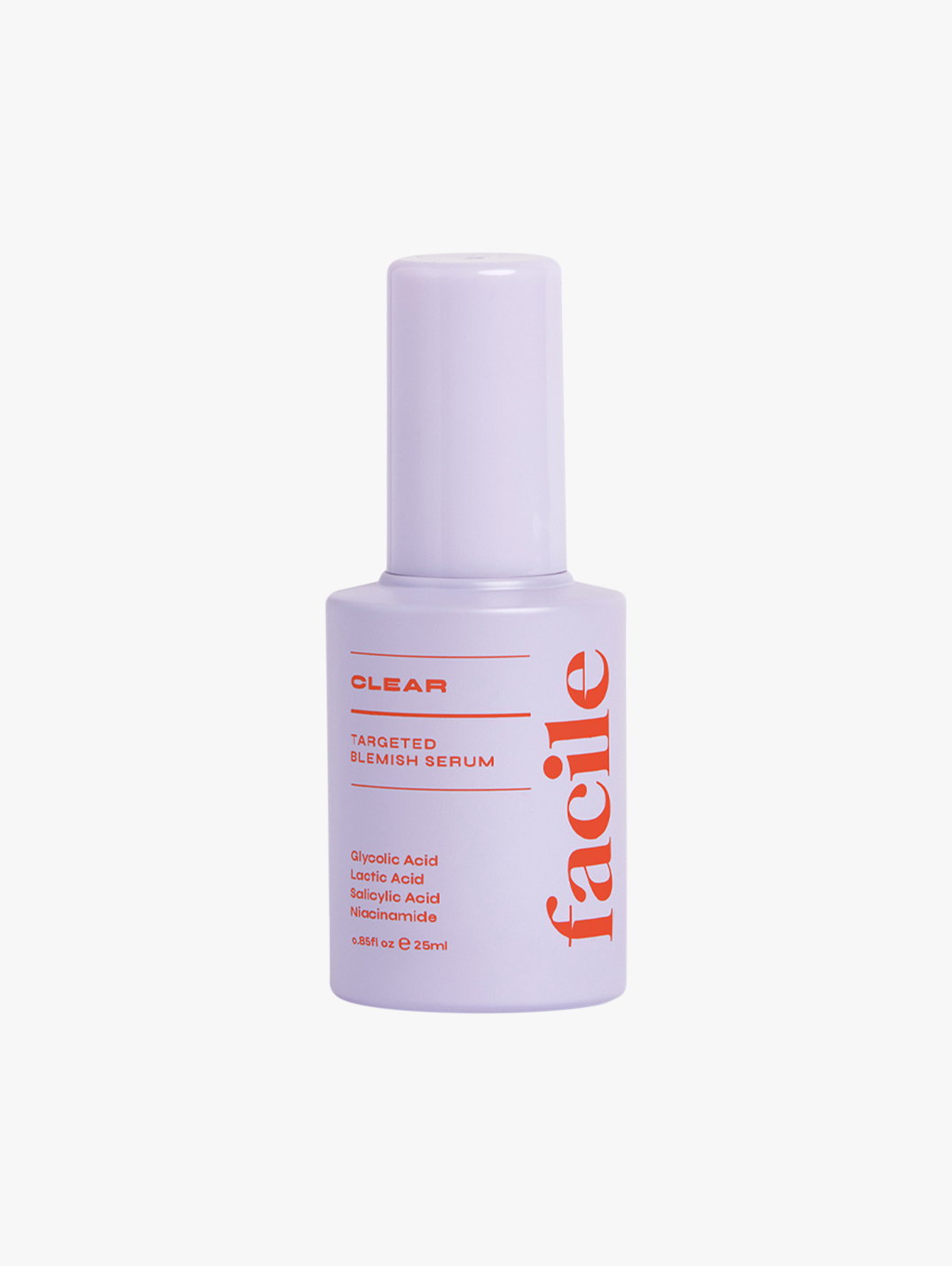 Facile Clear Exfoliating Blemish Serum With 10% AHA + BHA Blend