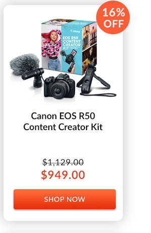 Canon EOS R50 Content Creator Kit
