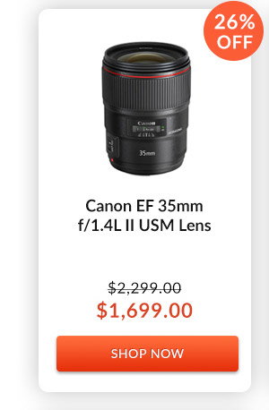 Canon EF 35mm f/1.4L II USM Lens