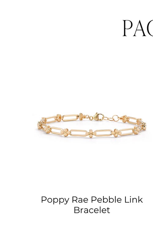 Poppy Rae Pebble Link Bracelet