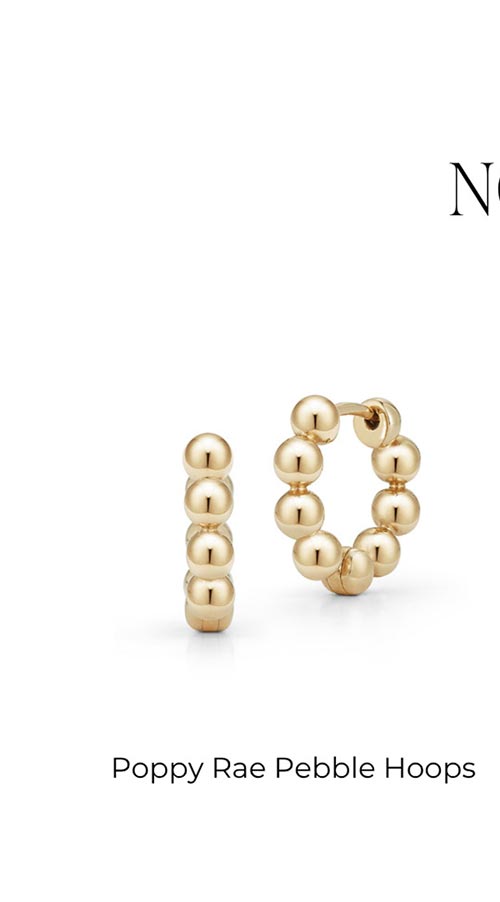 Poppy Rae Pebble Hoops