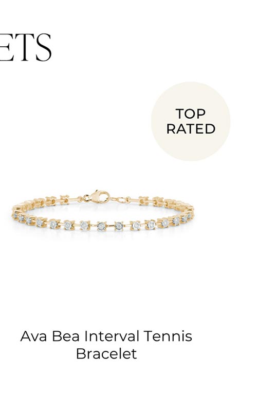 Ava Bea Interval Tennis Bracelet