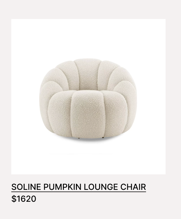 Soline Pumpkin Lounge Chair