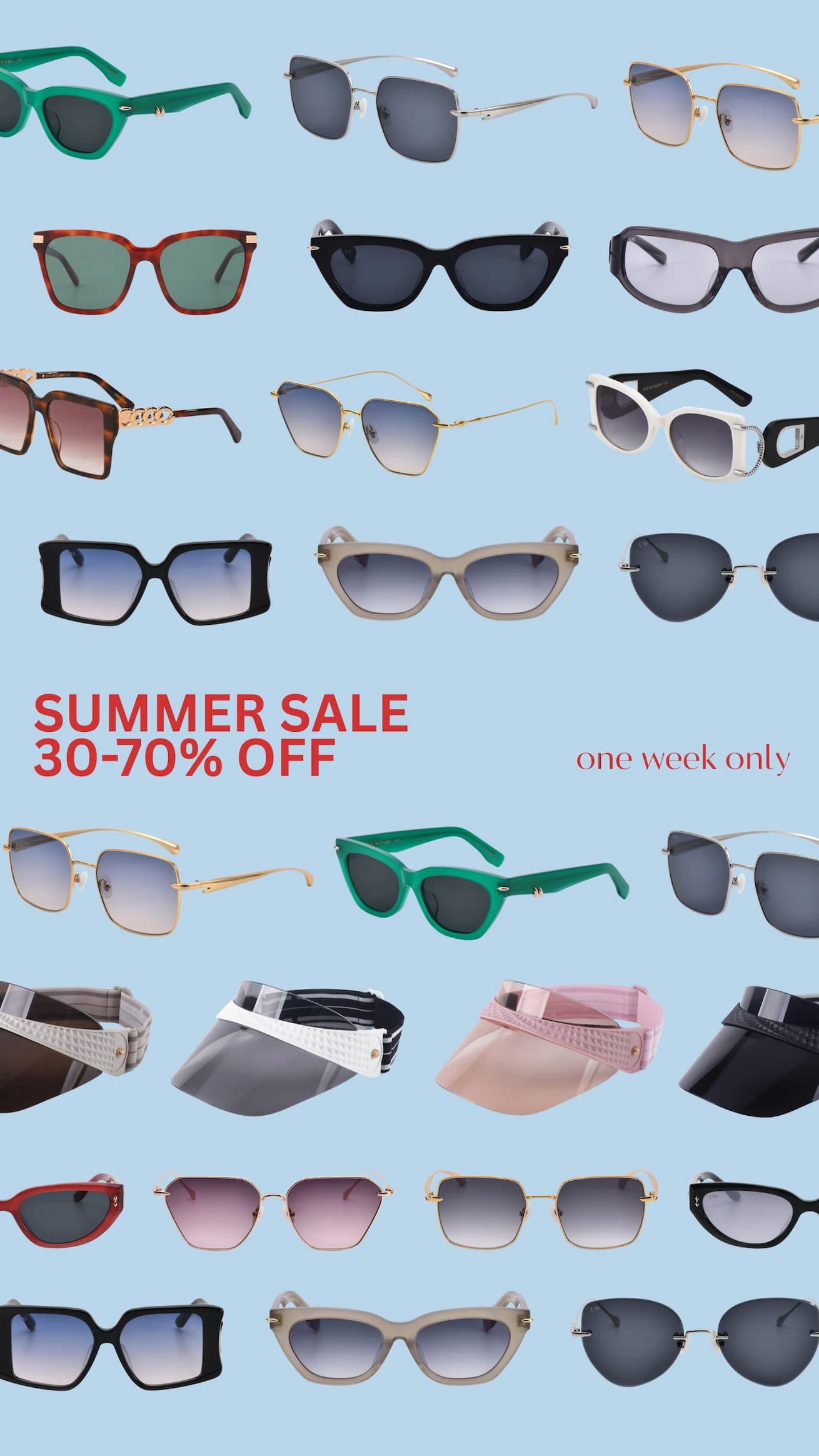 Summer Sale 30-70% Off