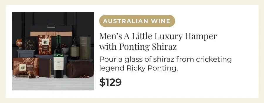 Men's A Little Luxury Hamper with Ponting Shiraz