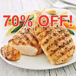Image of Pastured Poultry Boneless Chicken Breast, 2 per pack - approx. 1.5 lb. (12-pack minimum)