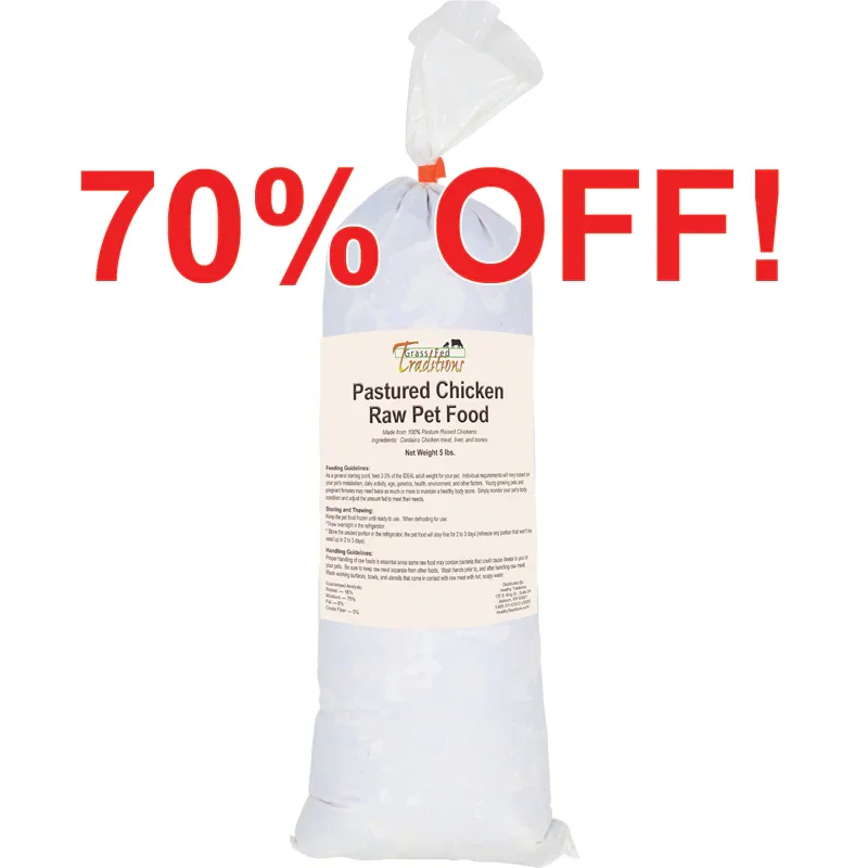 Image of Pastured Chicken Raw Pet Food - 5 lb.