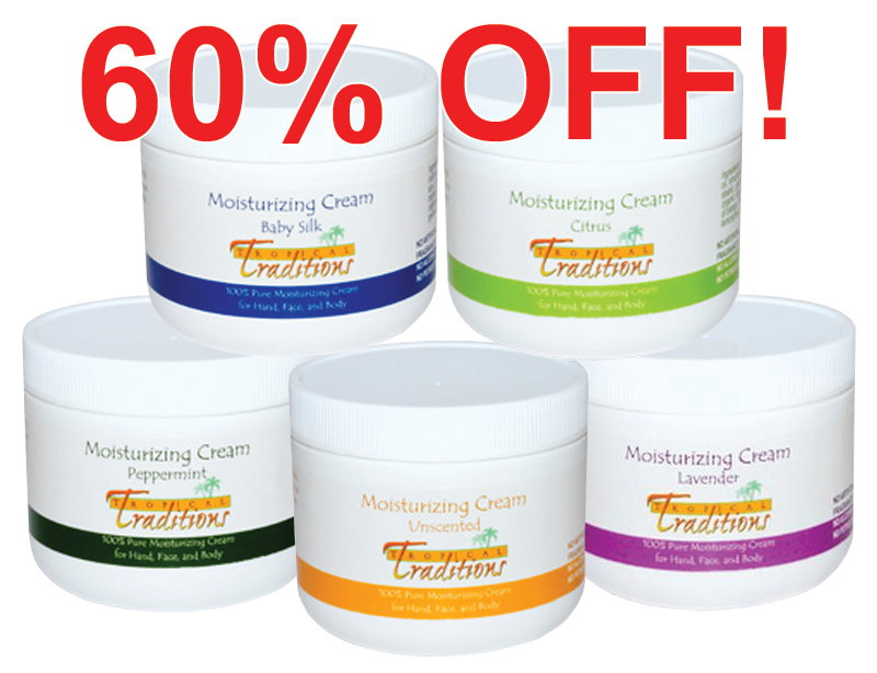 Moisturizing Creams with Virgin Coconut Oil