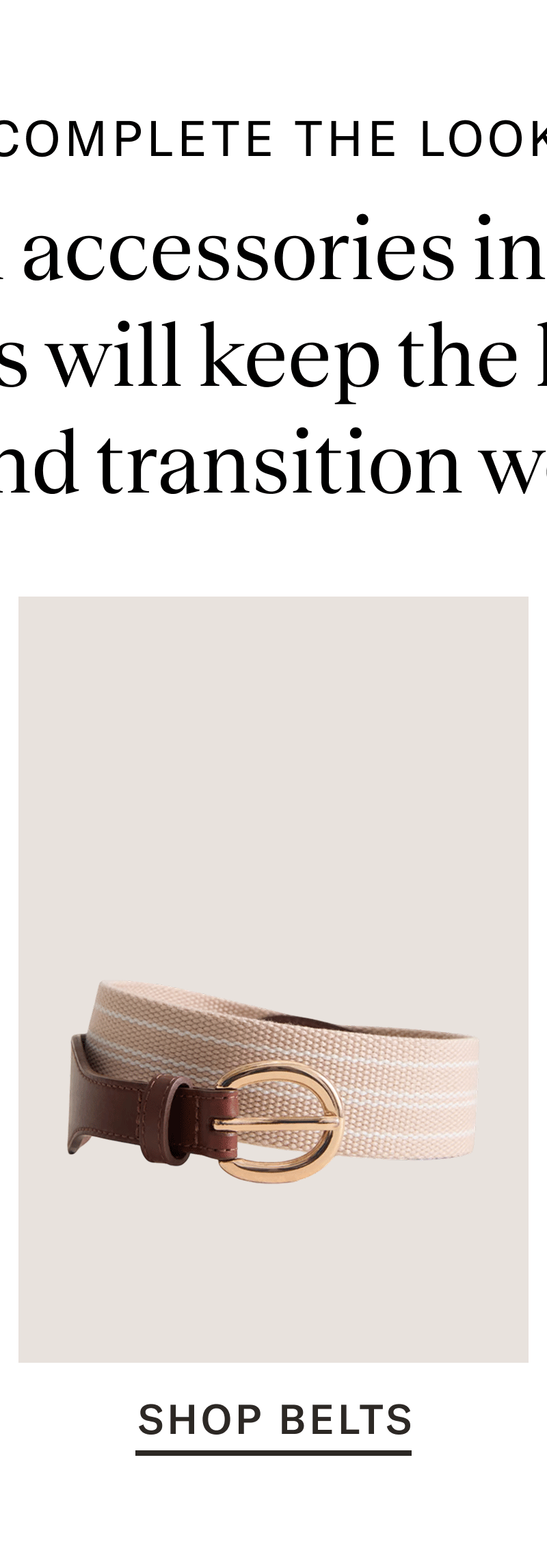 Shop Belts