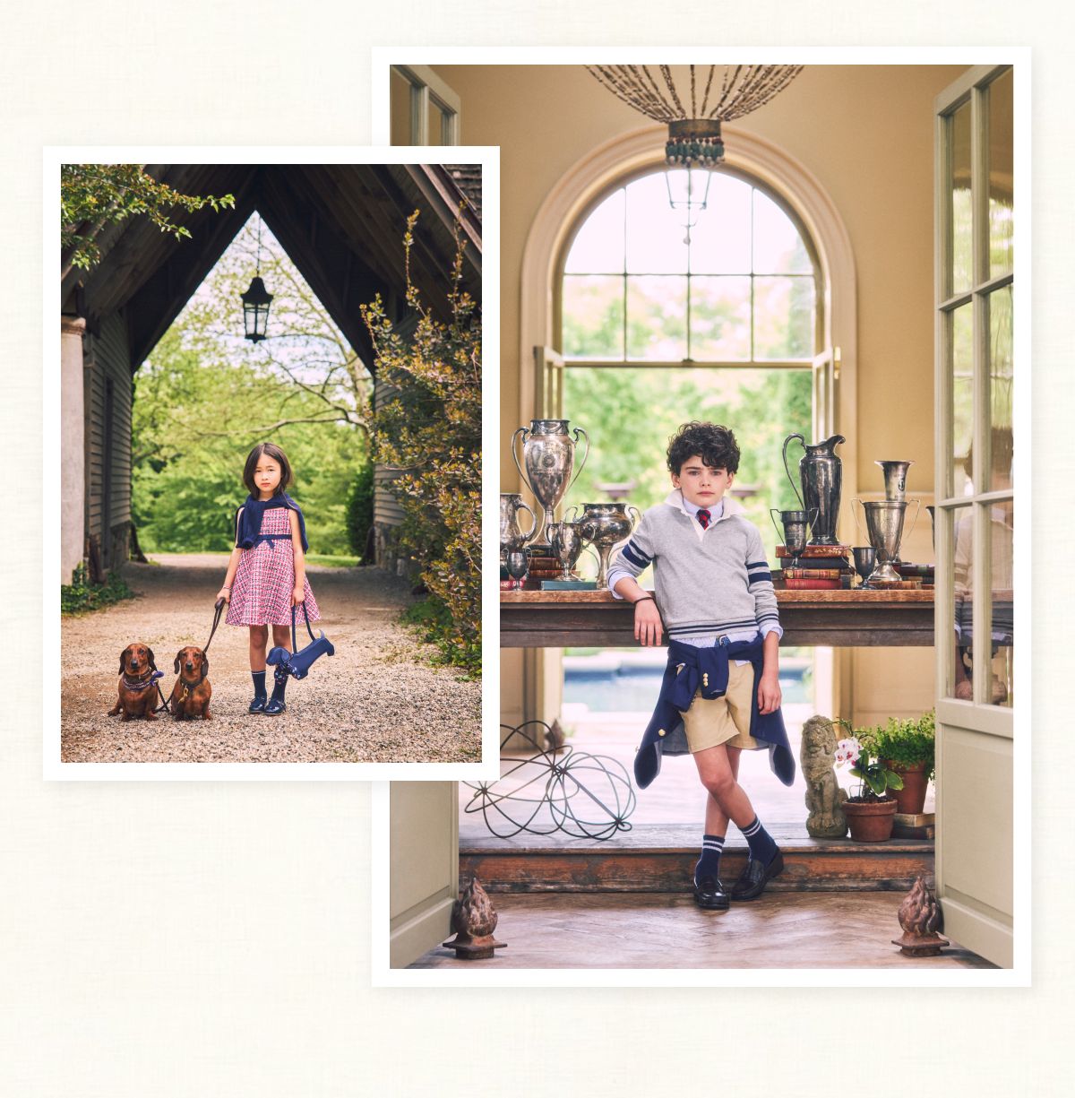 FALL 2026 THE MODERN PREPPY Inspired by timeless tailoring with our best friends by our side.