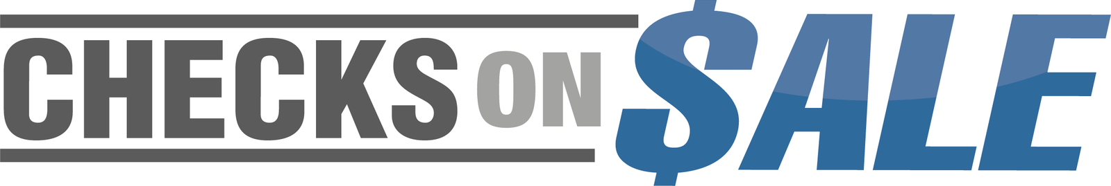 Checks on sale logo