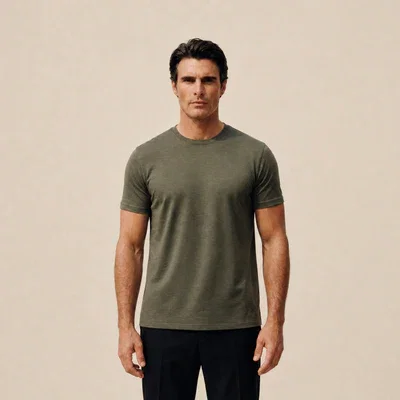Merino Wool Crew in Flint