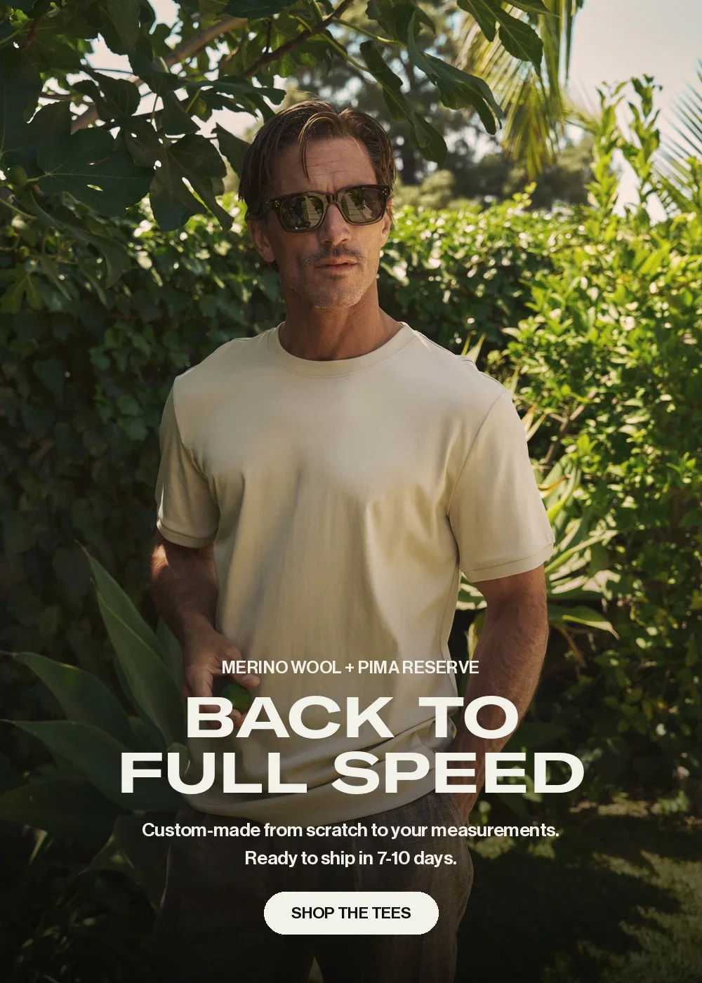 Back to full speed. Custom-made from scratch, ready to ship in 7-10 days.
