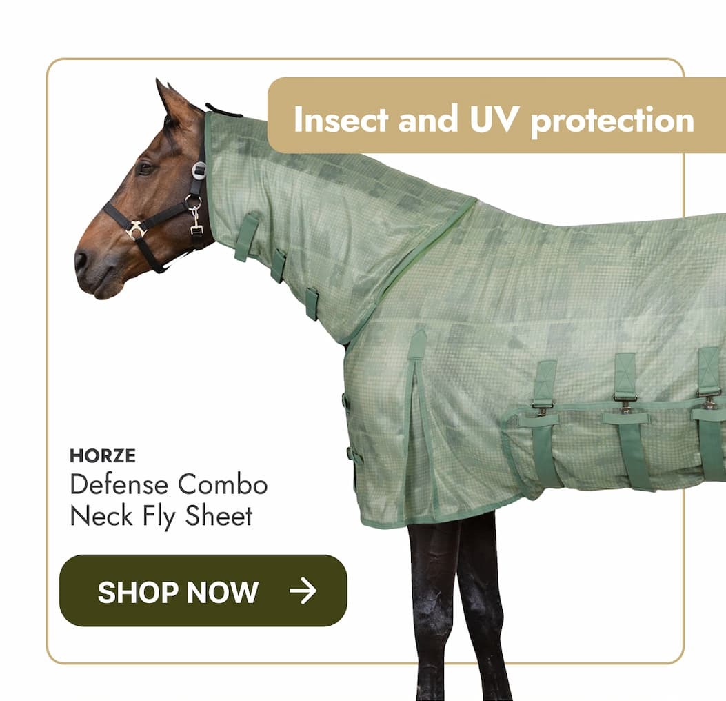 Horze Defense Combo Neck Fly Sheet