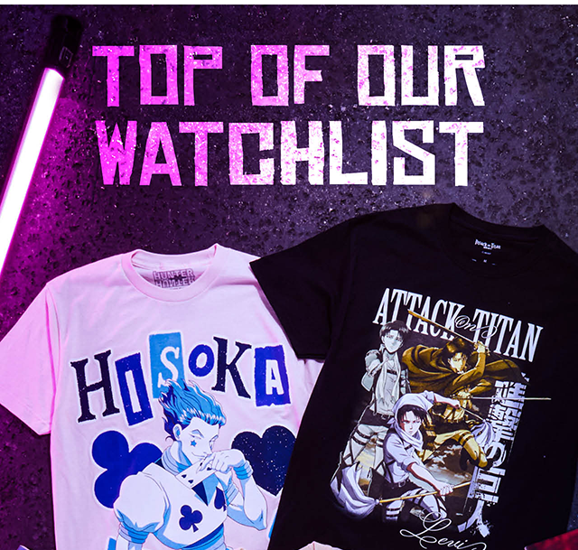 Top of our watchlist. Shop anime