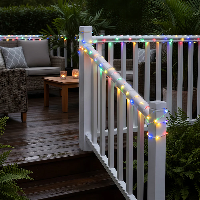 Waterproof Rope Lights With 8 Light Settings