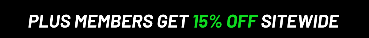 Plus members get 15% off sitewide