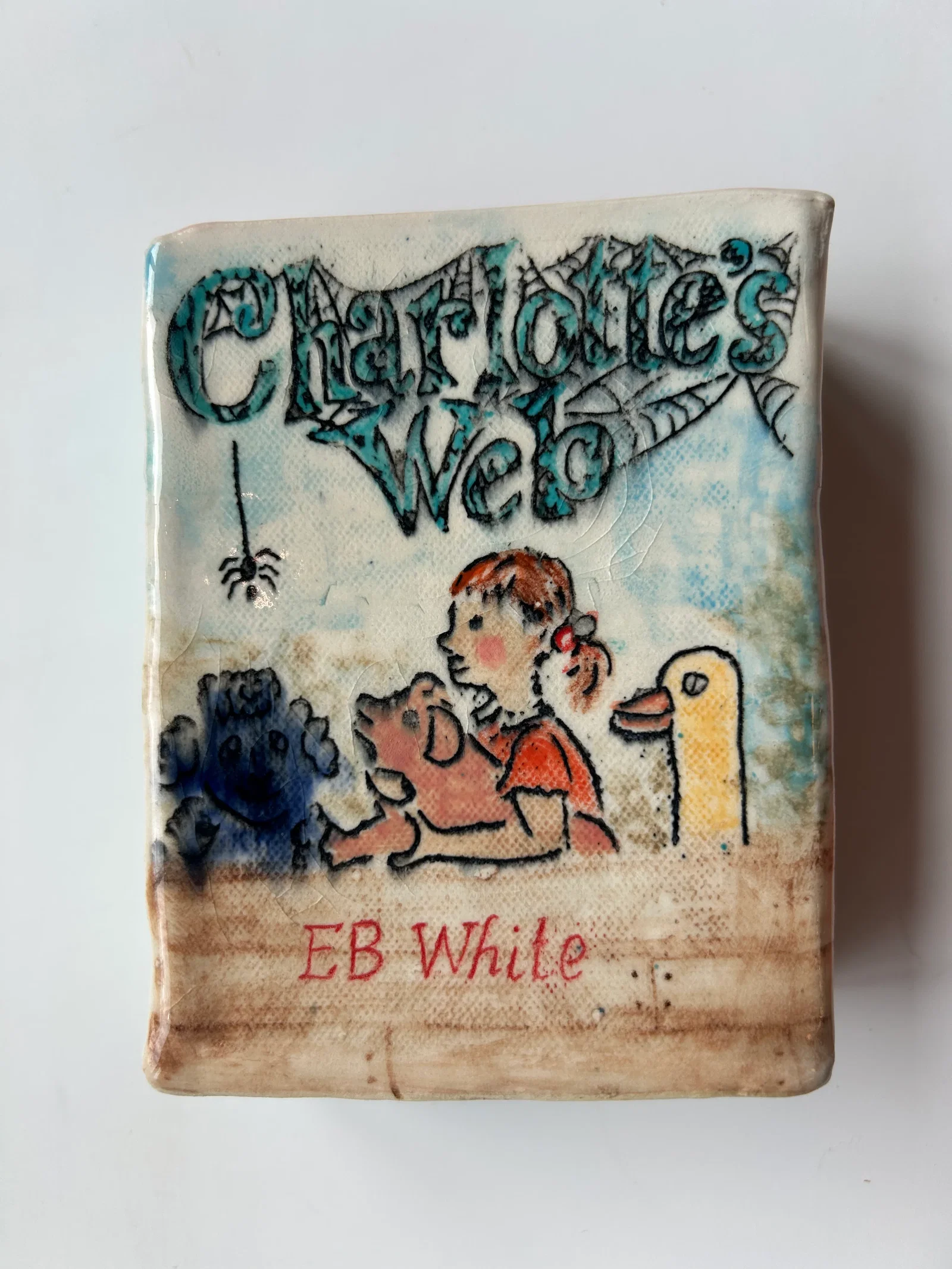 Image of Charlotte's Web Book Vase