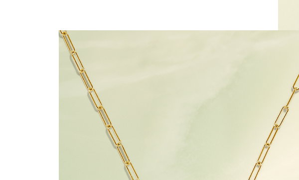14K Yellow Gold Peridot Bezel Pendant with Paperclip Chain