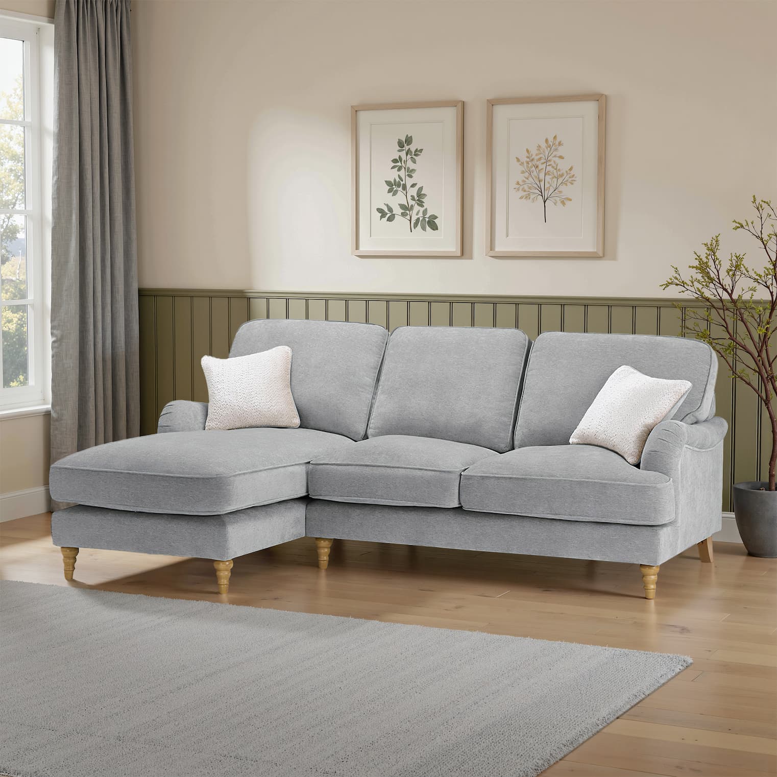 Eloise Left Hand Chaise Sofa