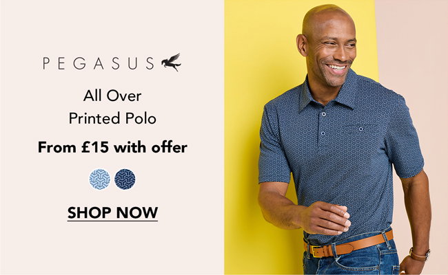 Pegasus All Over Printed Polo - ML705