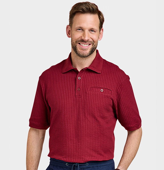 Pegasus Seersucker Polo - ML694