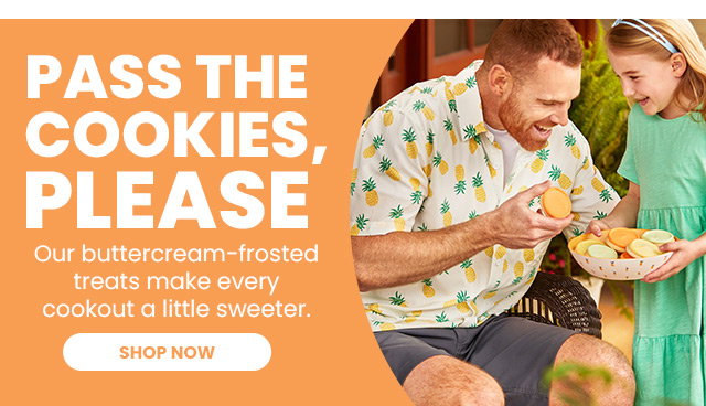 Pass the Cookies, Please - Our buttercream-frosted treats make every cookout a little sweeter. 