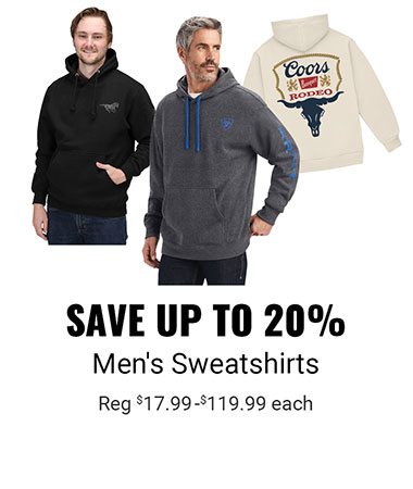 Save up to 20% Men's Sweatshirts