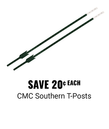 Save 20 cents each CMC Southern T-Posts