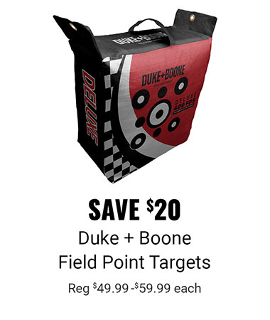 Save $20 Duke + Boone Field Point Targets