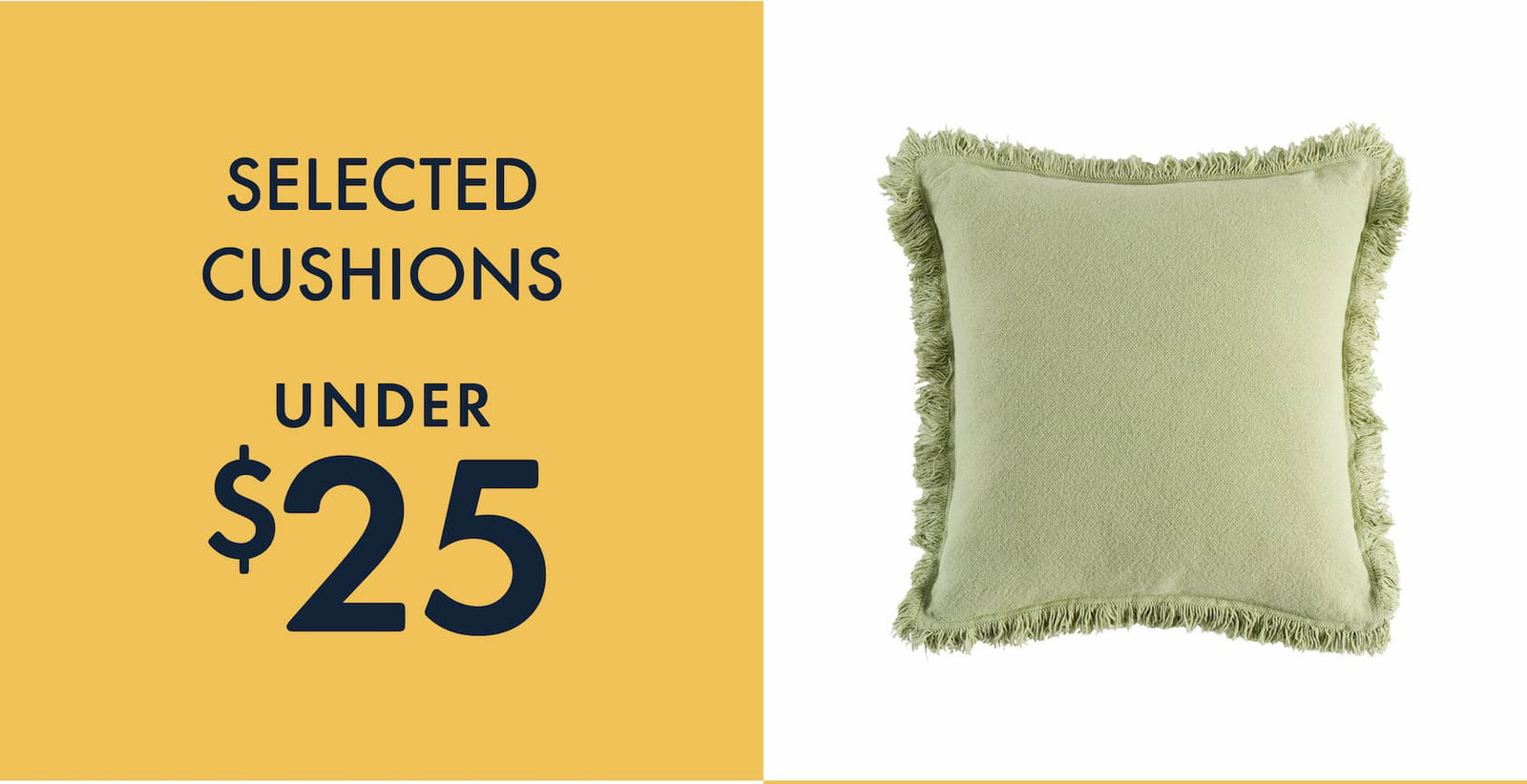 Selected Cushions Under $25