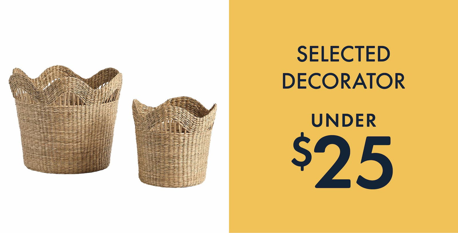 Selected Decorator Under $25