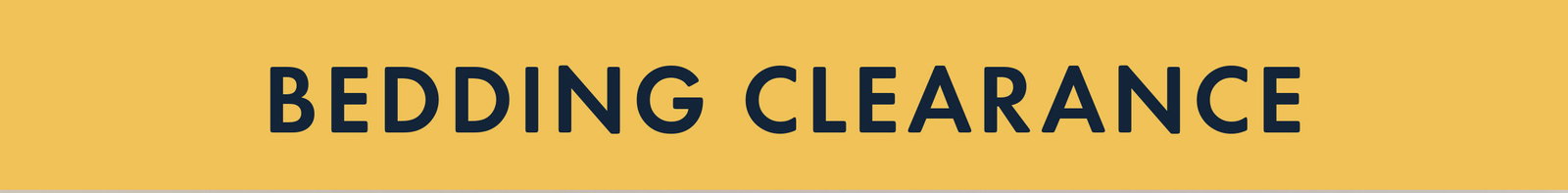 Bedding Clearance