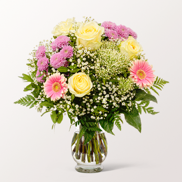 Schöner Blumenstrauß Blumenfreude mit 2 Gratis-Geschenken für 32,99 €
