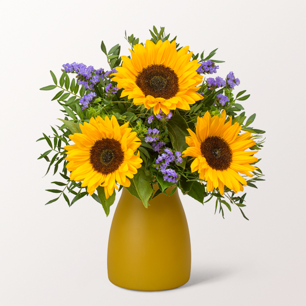 Blumenstrauß Sonnenkind mit 2 Gratis-Geschenken für 29,99 €