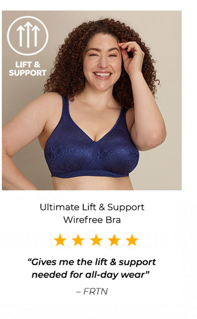 Playtex 18 Hour Ultimate Lift & Support Wireless Bra