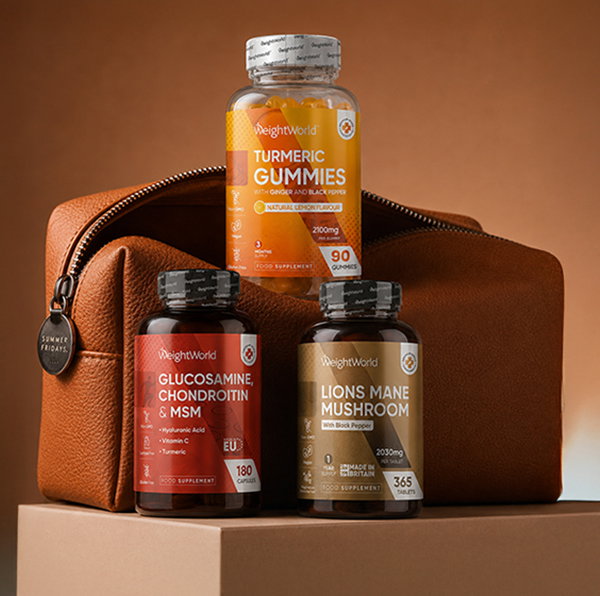 an image of a group of three bottles of vitamin supplements