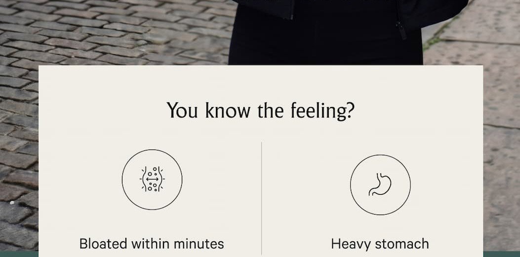 bloated within minutes of eating pizza?