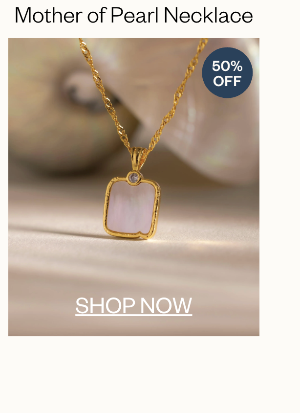Save 50% on Mother of Pearl Necklace 