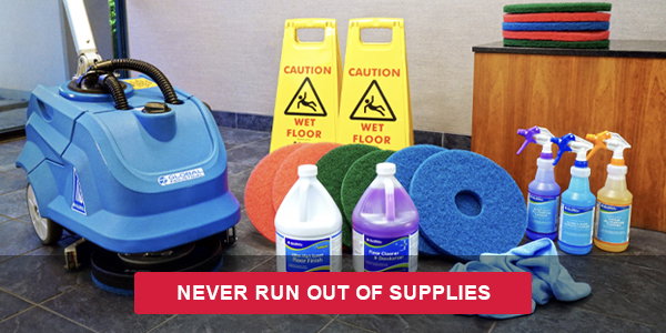 NEVER RUN OUT OF SUPPLIES